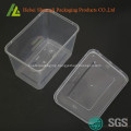 Clear rectangle shape plastic storage boxes